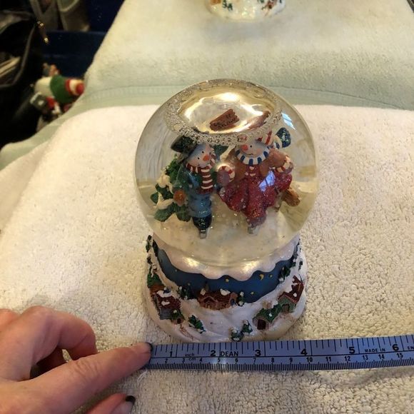 Snowman snow globe music - Picture 3 of 4